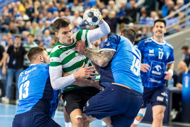 EHF Champions League - Orlen Wisla Plock v Sporting CP Francisco Mota Costa during the match EHF Champions League Men match between Orlen Wisla Plock and Sporting CP in Plock, Poland on April 9, 2026 Plock Poland  Copyright: xAndrzejxIwanczukx originalFilename:iwanczuk-ehfchamp260409_npuum.jpg