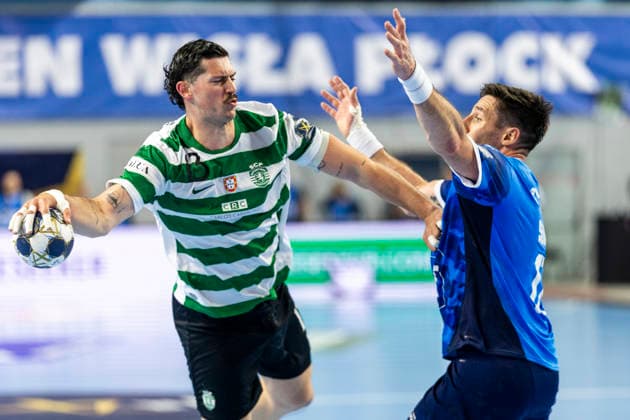 EHF Champions League - Orlen Wisla Plock v Sporting CP Salvador Martinho Rocha Nogueira during the match EHF Champions League Men match between Orlen Wisla Plock and Sporting CP in Plock, Poland on April 9, 2026 Plock Poland  Copyright: xAndrzejxIwanczukx originalFilename:iwanczuk-ehfchamp260409_npV4H.jpg