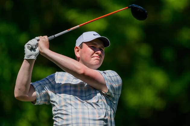 260409 Robert MacIntyre of Scotland during the first round of the 2026 Masters Golf Tournament on April 9, 2026 in Augusta. Photo: Petter Arvidson BILDBYRAN kod PA PA1193 golf masters bbeng the masters augusta Copyright: PETTERxARVIDSON BB260409PA193