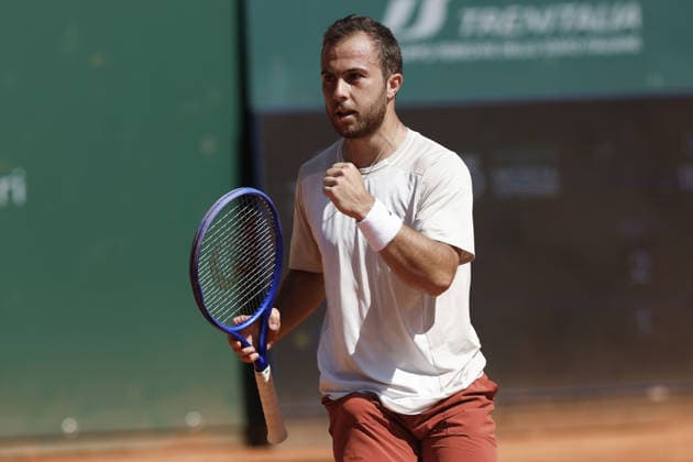 Foto IPP Sebastiano Pessina Monza, Villa Reale Tennis, aprile 2026 ATP, Tennis Herren Challenger Atkinsons Monza Open 2026 Hugo Gaston Italy Photo Press World Copyright italy ITALY  Copyright: xR4924_italyphotopressx