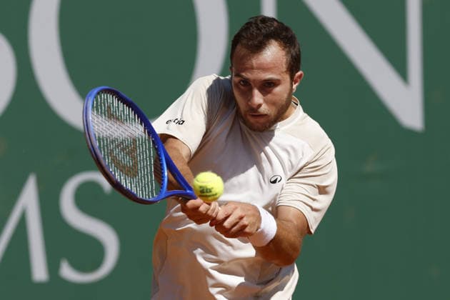 Foto IPP Sebastiano Pessina Monza, Villa Reale Tennis, aprile 2026 ATP, Tennis Herren Challenger Atkinsons Monza Open 2026 Hugo Gaston Italy Photo Press World Copyright italy ITALY  Copyright: xR4924_italyphotopressx