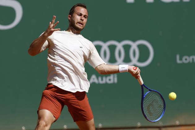 Foto IPP Sebastiano Pessina Monza, Villa Reale Tennis, aprile 2026 ATP, Tennis Herren Challenger Atkinsons Monza Open 2026 Hugo Gaston Italy Photo Press World Copyright italy ITALY  Copyright: xR4924_italyphotopressx