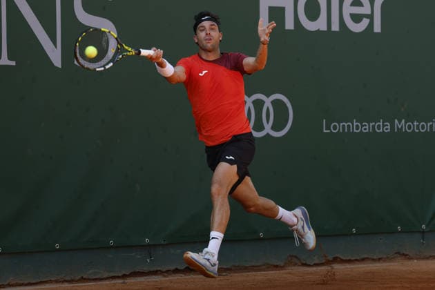 Foto IPP Sebastiano Pessina Monza, Villa Reale Tennis, aprile 2026 ATP, Tennis Herren Challenger Atkinsons Monza Open 2026 Marco Cecchinato Italy Photo Press World Copyright italy ITALY  Copyright: xR4924_italyphotopressx
