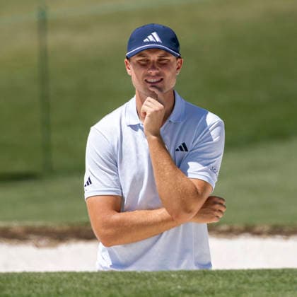 AUGUSTA 20260409 Alex NorÃ n during the first day of competition of the US Masters at Augusta National Golf Club in the USA. Photo Christer Höglund TT code 40750 AUGUSTA SWEDEN x40750x Copyright: xChristerHoglundx US MASTERS GOLF