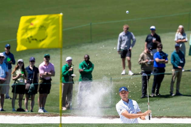 AUGUSTA 20260409 Alex NorÃ n during the first day of competition of the US Masters at Augusta National Golf Club in the USA. Photo Christer Höglund TT code 40750 AUGUSTA SWEDEN x40750x Copyright: xChristerHoglundx US MASTERS GOLF