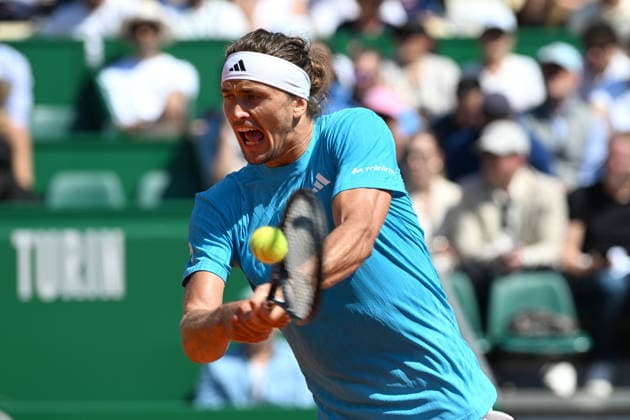 ALEXANDER SASCHA ZVEREV, Germany, Germania, Monte Carlo Rolex Master 2026, azione, action, single shot TENNIS ROLEX MONTE-CARLO MASTERS 2026
