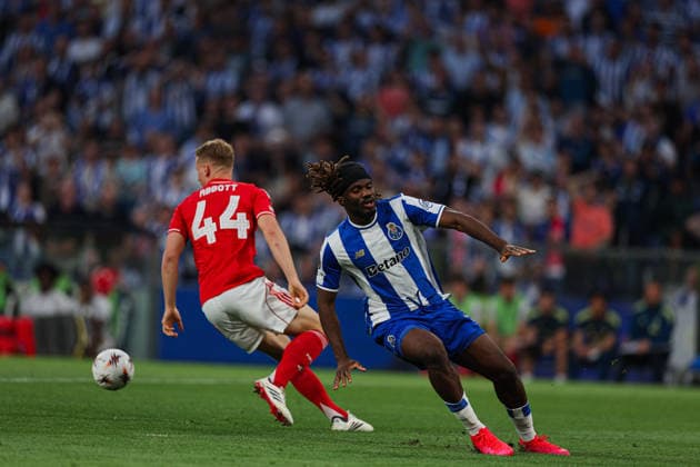 April 9, 2026, Porto, Porto, Portugal: Terem Moffi of Fc Porto in action during UEFA Europa League 2025 26 Quarter-Final Leg One match between Fc Porto and Nottingham Forest at Estadio Dragao on April 09, 2026 in Porto, Portugal Uefa Europe League Fc Porto X Nottingham Forest  - ZUMAe141 20260409_zsp_e141_039 Copyright: xLuisxEirasx