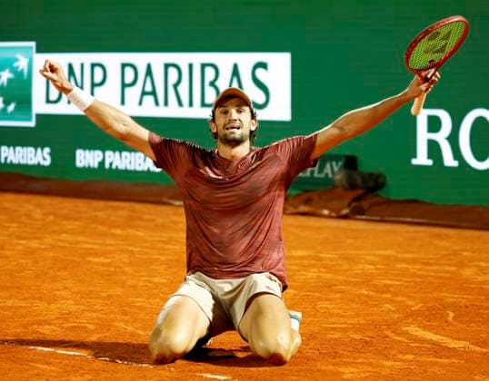 Rolex Monte-Carlo Masters PHOTOPQR NICE MATIN Dylan Meiffret ; Roquebrune Cap-Martin ; 09 04 2026 ; 119e edition du Rolex Monte-Carlo Masters de Tennis. Matchs du 6e jour. ICI : Valentin Vacherot Roquebrune Cap-Martin France  Copyright: xPHOTOPQR NICExMATIN MAXPPPxDylanxMeiffretx 20260409NIM2602 20260409NIM2602