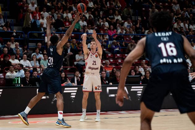 bm during EA7 Emporio Armani Milano vs Bayern Monaco, Basketball Euroleague match in Assago (MI), Italy, April 09 2026  Copyright: xSaraxAngelica IPAxSportx xipa-agency.netx xx IPA_73853448 IPA_Agency_IPA73853448