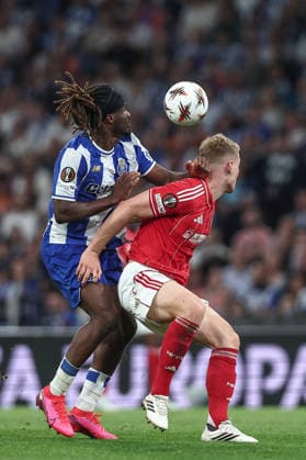 Porto, 09 04 2026 FC Porto hosted Nottingham Forest tonight in the first leg of the 2025 26 UEFA Europa League quarter-finals. Terem Moffi (Miguel Pereira) NI211803MIGUELPEREIRA6993 Porto Portugal Copyright: xMiguelxPereirax