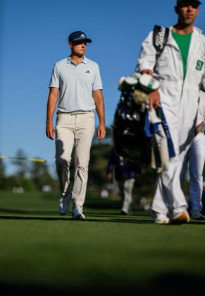260409 Ludvig Aberg of Sweden during the first round of the 2026 Masters Golf Tournament on April 9, 2026 in Augusta. Photo: Petter Arvidson BILDBYRAN kod PA PA1193 golf masters bbeng the masters augusta sverige Copyright: PETTERxARVIDSON BB260409PA300