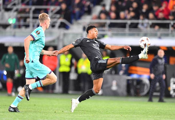 Bologna v Aston Villa, UEFA Europa League, Quarter Final, Football, Renato dall Ara, Bologna, ITA - 09 Apr 2026 Ollie Watkins of Aston Villa controls the ball. Bologna Renato dall Ara Bologna ITA, UK NEWSPAPERS OUT Copyright: xMarkxEnfieldx