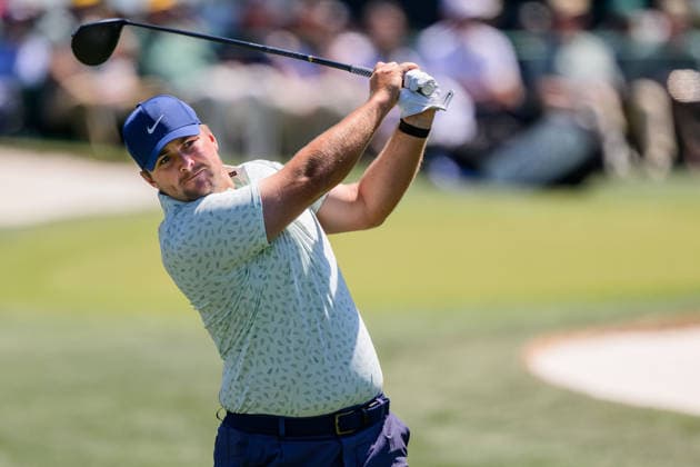 260409 Chris Gotterup of the United States during the first round of the 2026 Masters Golf Tournament on April 9, 2026 in Augusta. Photo: Petter Arvidson BILDBYRAN kod PA PA1193 golf masters bbeng the masters augusta Copyright: PETTERxARVIDSON BB260409PA358