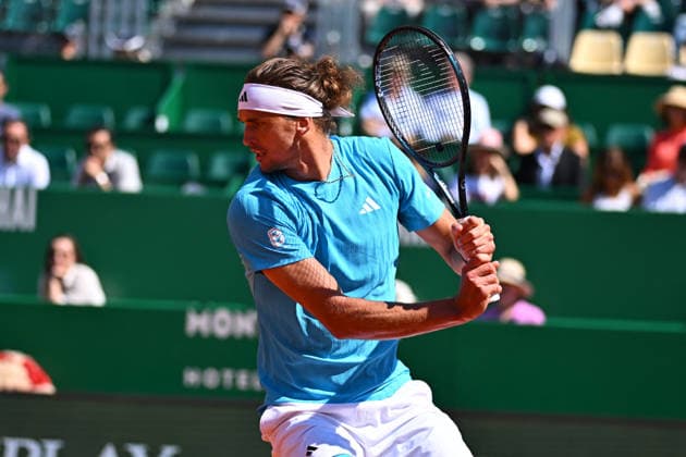 2026 Rolex Monte-Carlo Masters - Alexander Zverev Alexander Zverev (GER) during his fourth round at the 2026 Rolex Monte-Carlo Masters in Monte-Carlo, MONACO, on April 9th, 2026. Photo by Corinne Dubreuil ABACAPRESS.COM Monte Carlo Monaco  Copyright: xDubreuilxCorinne ABACAx