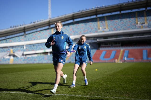 GOTHENBURG, SWEDEN 20260410 Rebecka Blomqvist when the women s national football team trains at Ullevi in connection with the gathering in Gothenburg for the World Cup qualifiers. GÖTEBORG SWEDEN x9200x *** GOTHENBURG, SWEDEN 20260410 Rebecka Blomqvist when the women s national football team trains at Ullevi in connection with the gathering in Gothenburg for the World Cup qualifiers GÖTEBORG SWEDEN x9200x  Copyright: xBjörnxLarssonxRosvall TTx TRÄNING DAMLANDSLAGET FOTBOLL