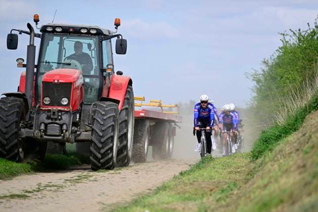 Paris - Roubaix Hauts-de-France 2026 Cycling Race Media Activities 10 04 2026 ROUBAIX, FRANCE - APRIL 10 : Rickaert Jonas (BEL) of Alpecin Premier Tech riding during a training and reconnaissance session ahead of the 123rd edition of Paris - Roubaix Hauts-de-France an UCI World Tour 1.UWT one day cycling road race for Men Elite of 258 km with start in Compiegne and finish in Roubaix on April 10, 2026 in Roubaix, France, 10 04 2026 ( Motordriver Guy de Vuyst - Roubaix France  Copyright: xJanxDexMeuleneirx