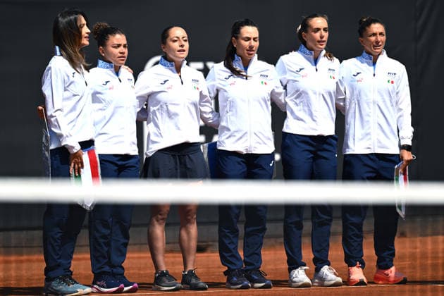 Dc Velletri 10 04 2026 - Billie Jean King Cup Italia-Giappone foto Domenico Cippitelli Image nella foto: Italia 