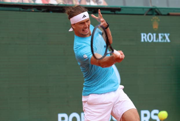 Tennis, ATP, Tennis Herren Monte Carlo Rolex Masters 2026, Alexander Zverev (GER), Friday, April 10, 2026. Photo Felice Calabro  Copyright: xFelicexCalabro x xipa-agency.netx xFELICExCALABRO x IPA_Agency_IPA73860315