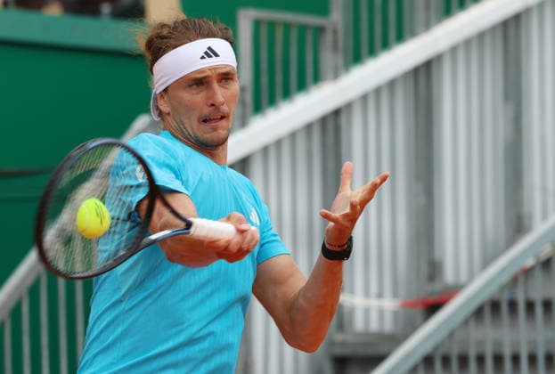 Tennis, ATP, Tennis Herren Monte Carlo Rolex Masters 2026, Alexander Zverev (GER), Friday, April 10, 2026. Photo Felice Calabro  Copyright: xFelicexCalabro x xipa-agency.netx xFELICExCALABRO x IPA_Agency_IPA73860316