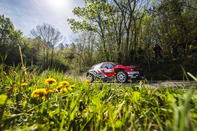 AUTO - WRC, Motorsport Rallye, WM - CROATIA RALLY 2026 21 LÃ o ROSSEL, Guillaume MERCOIRET, Citroen C3 Rally2, action during the Croatia Rally 2026, 4th round of the 2026 WRC World Rally Car Championship, from April 9 to 12, 2026 at Rijeka, Croatia - RijekaCroatia  Copyright: xNikosxKatikisx