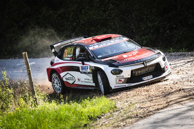 AUTO - WRC, Motorsport Rallye, WM - CROATIA RALLY 2026 28 Nikolay GRYAZIN, Konstantin ALEKSANDROV, Lancia Ypsilon HF Rally2, action during the Croatia Rally 2026, 4th round of the 2026 WRC World Rally Car Championship, from April 9 to 12, 2026 at Rijeka, Croatia - RijekaCroatia  Copyright: xNikosxKatikisx