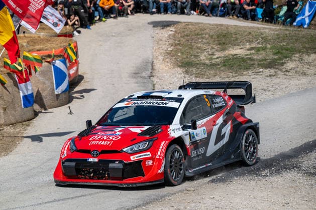 Sami Pajari (FIN) and Marko Salminen (FIN) on a Toyota GR Yaris Rally1 driving for Toyota Gazoo Racing WRT2 during 4th round of FIA WRC, Motorsport Rallye, WM Croatia Rally in Rijeka , Croatia, on April 10, 2026  Copyright: xFedericoxManoni IPAxSportx xipa-agency.netx xx IPA_73862118 IPA_Agency_IPA73862118