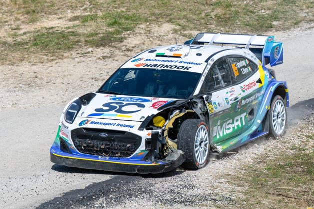 MOTORI - Rally - WRC, Motorsport Rallye, WM Croatia Rally Jon Armstrong (IRL) and Shane Byrne (IRL) on a Ford Puma Rally1 driving for M Ford World Rally Team during 4th round of FIA WRC: Croatia Rally in Rijeka , Croatia, on April 10, 2026 Croatia Croatia  Copyright: xIPAxSport ABACAx