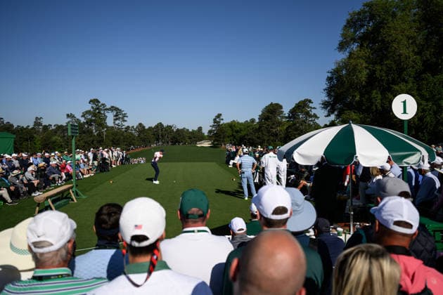 260410 Ludvig Aberg of Sweden on the first tee during the second round of the 2026 Masters Golf Tournament on April 10, 2026 in Augusta. Photo: Petter Arvidson BILDBYRAN kod PA PA1194 golf masters bbeng the masters augusta *** 260410 Ludvig Aberg of Sweden on the first tee during the second round of the 2026 Masters Golf Tournament on April 10, 2026 in Augusta Photo Petter Arvidson BILDBYRAN kod PA PA1194 golf masters bbeng the masters augusta  Copyright: PETTERxARVIDSON BB260410PA031