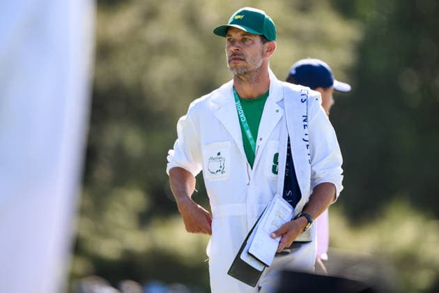 260410 Joe Skovron, caddie of Ludvig Aberg of Sweden, during the second round of the 2026 Masters Golf Tournament on April 10, 2026 in Augusta. Photo: Petter Arvidson BILDBYRAN kod PA PA1194 golf masters bbeng the masters augusta *** 260410 Joe Skovron, caddie of Ludvig Aberg of Sweden, during the second round of the 2026 Masters Golf Tournament on April 10, 2026 in Augusta Photo Petter Arvidson BILDBYRAN kod PA PA1194 golf masters bbeng the masters augusta  Copyright: PETTERxARVIDSON BB260410PA038