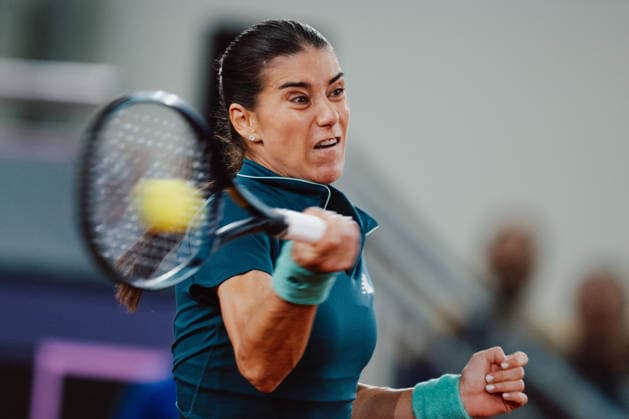 TENNIS - WTA, Tennis Damen Upper Austria Ladies Linz LINZ,AUSTRIA,10.APR.26 - TENNIS - WTA Tour, Upper Austria Ladies Linz. Image shows Sorana Cirstea (ROU).  GEPAxpictures xAlexanderxSolc