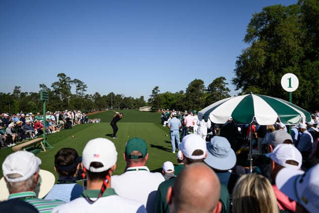 260410 Jon Rahm of Spain on the first tee during the second round of the 2026 Masters Golf Tournament on April 10, 2026 in Augusta. Photo: Petter Arvidson BILDBYRAN kod PA PA1194 golf masters bbeng the masters augusta *** 260410 Jon Rahm of Spain on the first tee during the second round of the 2026 Masters Golf Tournament on April 10, 2026 in Augusta Photo Petter Arvidson BILDBYRAN kod PA PA1194 golf masters bbeng the masters augusta  Copyright: PETTERxARVIDSON BB260410PA040