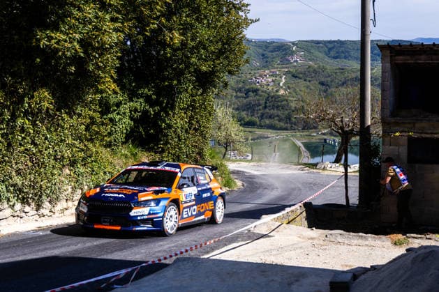 FIA World Rally Championship Croatia - Day Two Ugur Soylu of Turkiye and Onur Vatansever of Turkiye from GP Garage My Team in Skoda Fabia RS competes during Day Two of the FIA World Rally Championship Croatia on April 09, 2026 in village Ukotici, near Pazin, Istria County, Croatia.  SreckoxNiketic PIXSELL