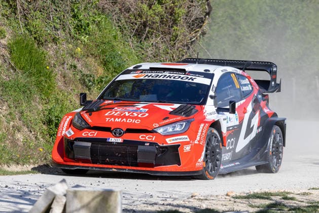 FIA World Rally Championship Croatia - Day Two Takamoto Katsuta of Japan and Aaron Johnston of Ireland from Toyota Gazoo Racing WRT Team in Toyota GR Yaris Rally1 competes during Day Two of the FIA World Rally Championship Croatia on April 09, 2026 in village Ukotici, near Pazin, Istria County, Croatia.  SreckoxNiketic PIXSELL