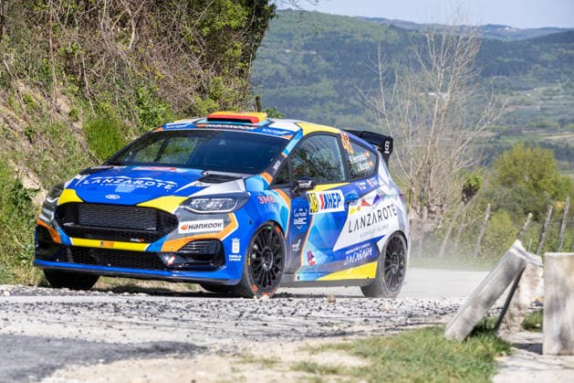 FIA World Rally Championship Croatia - Day Two Raul Hernandez of Spain and Jose Murado of Spain from Raul Hernandez Team in Ford Fiesta Rally3 competes during Day Two of the FIA World Rally Championship Croatia on April 09, 2026 in village Ukotici, near Pazin, Istria County, Croatia.  SreckoxNiketic PIXSELL
