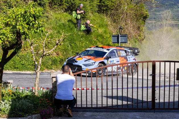 FIA World Rally Championship Croatia - Day Two Thierry Neuville of Belgium and Martijn Wydaeghe of Belgium from Hyundai Shell Mobis World Rally Team in Hyundai i20 N Rally1 competes during Day Two of the FIA World Rally Championship Croatia on April 09, 2026 in village Ukotici, near Pazin, Istria County, Croatia.  SreckoxNiketic PIXSELL
