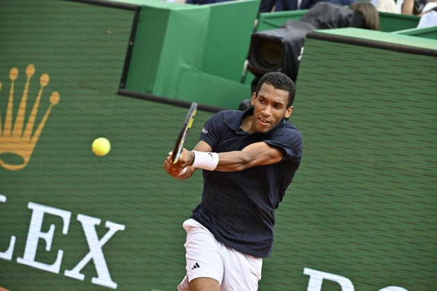 Tennis - Monte Carlo Rolex Masters 2026 - ATP, Tennis Herren - 10 04 2026 - Tennis - Monte Carlo Rolex Masters 2026 - ATP - 10 04 2026 - Felix Auger Aliassime - Canada Monaco  Copyright: xChryslenexCaillaud Psnewzx