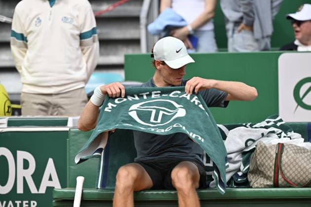 Tennis - Monte Carlo Rolex Masters 2026 - ATP, Tennis Herren - 10 04 2026 - Tennis - Monte Carlo Rolex Masters 2026 - ATP - 10 04 2026 - Jannik Sinner - Italie Monaco  Copyright: xChryslenexCaillaud Psnewzx