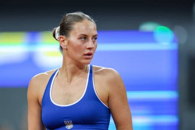 2026.04.10 Gliwice Tenis Billie Jean King Cup mecz kwalifikacyjny Polska - Ukraina N z Marta Kostyuk pierwszy mecz gry pojedynczej (first singles match) Foto Sebastian Sienkiewicz PressFocus 2026.04.10 Gliwice Tennis Billie Jean King Cup Qualifiers Match Poland - Ukraine Marta Kostyuk pierwszy mecz gry pojedynczej (first singles match) Credit: Sebastian Sienkiewicz PressFocus NEWSPIX.PL --- newspix.pl 