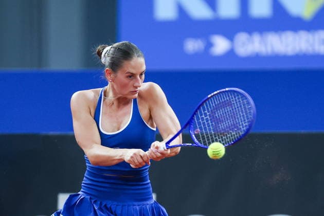 2026.04.10 Gliwice Tenis Billie Jean King Cup mecz kwalifikacyjny Polska - Ukraina N z Marta Kostyuk pierwszy mecz gry pojedynczej (first singles match) Foto Sebastian Sienkiewicz PressFocus 2026.04.10 Gliwice Tennis Billie Jean King Cup Qualifiers Match Poland - Ukraine Marta Kostyuk pierwszy mecz gry pojedynczej (first singles match) Credit: Sebastian Sienkiewicz PressFocus NEWSPIX.PL --- newspix.pl 