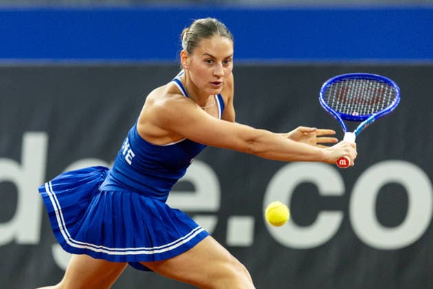 Billie Jean King Cup: Poland vs Ukraine Marta Kostyuk during Billie Jean King Cup 2026 qualifiers match Poland vs Ukraine at PreZero Arena in Gliwice, Poland, on April 10, 2026 Gliwice Poland  Copyright: xFotoxOlimpikx originalFilename:jastrzebowski-billieje260410_npitT.jpg