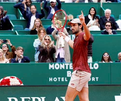 Rolex Monte-Carlo Masters PHOTOPQR NICE MATIN Dylan Meiffret ; Roquebrune Cap-Martin ; 10 04 2026 ; 119e edition du Rolex Monte-Carlo Masters de Tennis. Matchs du 7e jour. ICI : Valentin Vacherot Roquebrune Cap-Martin France  Copyright: xPHOTOPQR NICExMATIN MAXPPPxDylanxMeiffretx 20260410NIM5018 20260410NIM5018