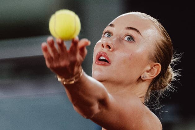 TENNIS - WTA, Tennis Damen Upper Austria Ladies Linz LINZ,AUSTRIA,10.APR.26 - TENNIS - WTA Tour, Upper Austria Ladies Linz. Image shows Anastasia Potapova (AUT).  GEPAxpictures xAlexanderxSolc