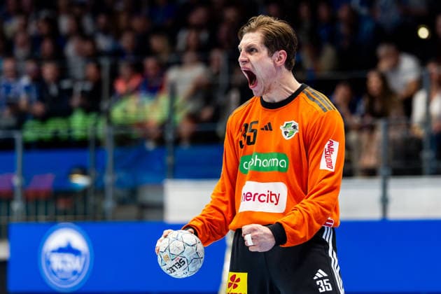 10.04.2026, GER, Handball, Maenner, Saison 25 26, Daikin 1.Bl, 28.Spieltag, ThSV Eisenach - TSV Hannover-Burgdorf Joel Birlehm (TSV Hannover-Burgdorf) 99817 Eisenach Werner-Assmann-Halle Am Sportp Thueringen Deutschland
