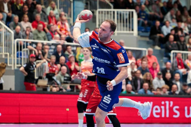 10.04.2026, 27. Spieltag der 2. Handball Bundesliga, TuSEM Essen - HBW Balingen-Weilstetten. Tobias Heinzelmann (HBW Balingen-Weilstetten). Essen Am Hallo NRW Deutschland xRHR-FOTO DEx *** 10 04 2026, 27 Matchday of 2 Handball Bundesliga, TuSEM Essen HBW Balingen Weilstetten Tobias Heinzelmann HBW Balingen Weilstetten Essen Am Hallo NRW Germany xRHR PHOTO DEx Copyright: DennisxEwert RHR-FOTOx RHR-FOTO DE