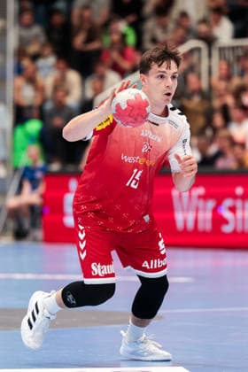 10.04.2026, 27. Spieltag der 2. Handball Bundesliga, TuSEM Essen - HBW Balingen Weilstetten. Nils Homscheid (TuSEM Essen). Essen Am Hallo NRW Deutschland xRHR-FOTO DEx *** 10 04 2026, 27 Matchday of 2 Handball Bundesliga, TuSEM Essen HBW Balingen Weilstetten Nils Homscheid TuSEM Essen Essen Am Hallo NRW Germany xRHR PHOTO DEx Copyright: DennisxEwert RHR-FOTOx RHR-FOTO DE