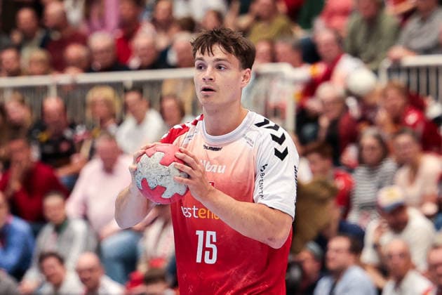 10.04.2026, 27. Spieltag der 2. Handball Bundesliga, TuSEM Essen - HBW Balingen Weilstetten. Nils Homscheid (TuSEM Essen). Essen Am Hallo NRW Deutschland xRHR-FOTO DEx *** 10 04 2026, 27 Matchday of 2 Handball Bundesliga, TuSEM Essen HBW Balingen Weilstetten Nils Homscheid TuSEM Essen Essen Am Hallo NRW Germany xRHR PHOTO DEx Copyright: DennisxEwert RHR-FOTOx RHR-FOTO DE