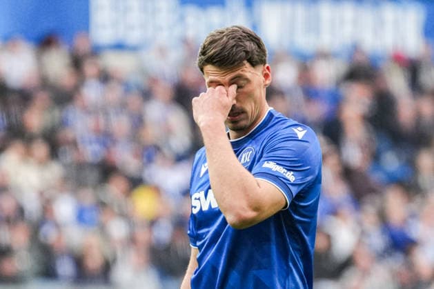 2. Bundesliga, Karlsruher SC vs Arminia Bielefeld, 10.04.2026 Nicolai Rapp (Karlsruher SC, 6) 2. Bundesliga, Karlsruher SC vs Arminia Bielefeld, BBBank Wildpark Karlsruhe, 10.04.2026 DFB DFL REGULATIONS PROHIBIT ANY USE OF PHOTOGRAPHS AS IMAGE SEQUENCES AND OR QUASI-VIDEO. *** 2 Bundesliga, Karlsruher SC vs Arminia Bielefeld, 10 04 2026 Nicolai Rapp Karlsruher SC, 6 2 Bundesliga, Karlsruher SC vs Arminia Bielefeld, BBBank Wildpark Karlsruhe, 10 04 2026 DFB DFL REGULATIONS PROHIBIT ANY USE OF PHOTOGRAPHS AS IMAGE SEQUENCES AND OR QUASI VIDEO Copyright: xBEAUTIFULxSPORTS Boscox