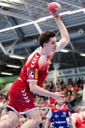 10.04.2026, 27. Spieltag der 2. Handball Bundesliga, TuSEM Essen - HBW Balingen Weilstetten. Felix Eißing (TuSEM Essen). Essen Am Hallo NRW Deutschland xRHR-FOTO DEx *** 10 04 2026, 27 Matchday of 2 Handball Bundesliga, TuSEM Essen HBW Balingen Weilstetten Felix Eißing TuSEM Essen Essen Am Hallo NRW Germany xRHR PHOTO DEx Copyright: DennisxEwert RHR-FOTOx RHR-FOTO DE