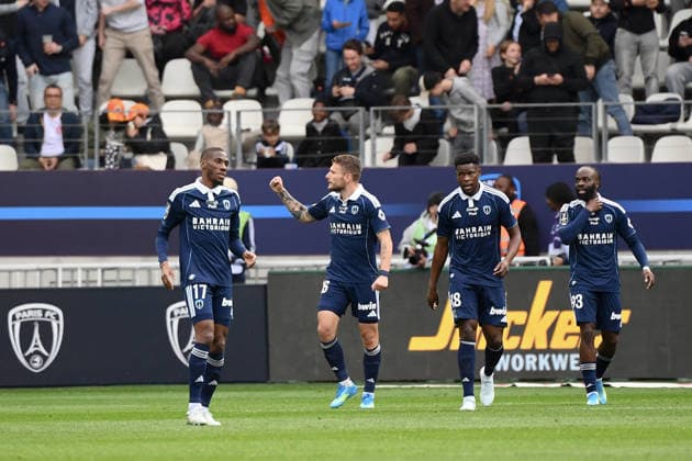 Paris FC v AS Monaco - Ligue 1 McDonald s 2025 2026 18 Marshall MUNETSI (pfc) - 93 Jonathan IKONE (pfc) - 36 Ciro IMMOBILE (pfc) during the Ligue 1 McDonald s match between Paris and Monaco at Stade Jean Bouin on April 10, 2026 in Paris, France. Paris France  Copyright: xFEPx 776482480