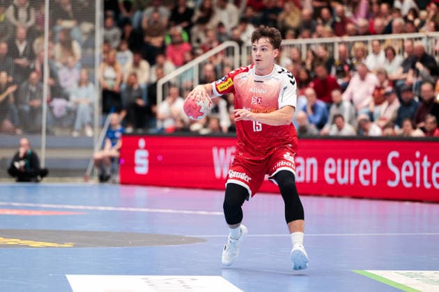10.04.2026, 27. Spieltag der 2. Handball Bundesliga, TuSEM Essen - HBW Balingen Weilstetten. Nils Homscheid (TuSEM Essen). Essen Am Hallo NRW Deutschland xRHR-FOTO DEx *** 10 04 2026, 27 Matchday of 2 Handball Bundesliga, TuSEM Essen HBW Balingen Weilstetten Nils Homscheid TuSEM Essen Essen Am Hallo NRW Germany xRHR PHOTO DEx Copyright: DennisxEwert RHR-FOTOx RHR-FOTO DE